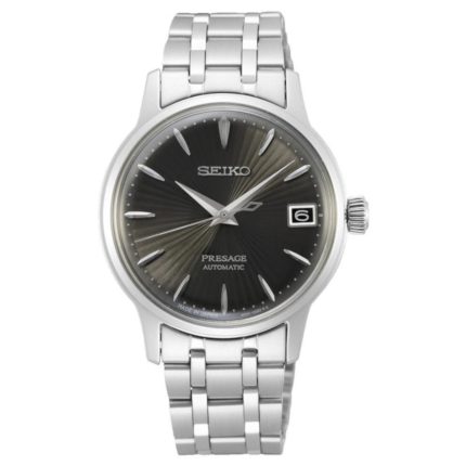 Seiko Presage Automatic Cocktail Time "Espresso Martini" Stainless Steel Bracelet SRP837J1