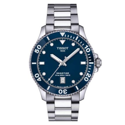 Tissot T-Sport Seastar 1000 Silver Stainless Steel Bracelet T1204101104100