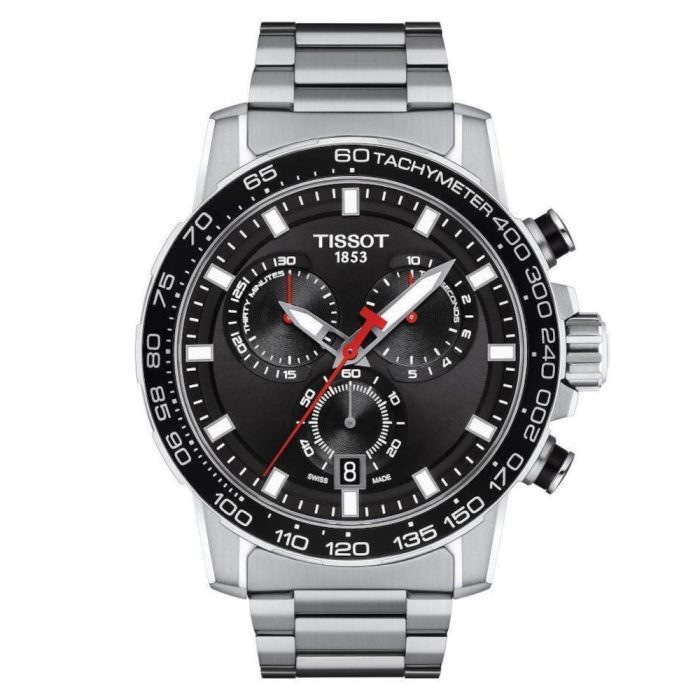 Tissot Supersport Chrono Silver Stainless Steel Bracelet Chronograph T1256171105100