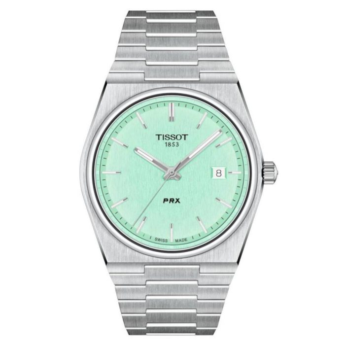 Tissot T-Classic PRX 40 Silver Stainless Steel Bracelet T1374101109101