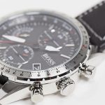 Boss Pilot Edition Black Leather Strap Chronograph 1513853