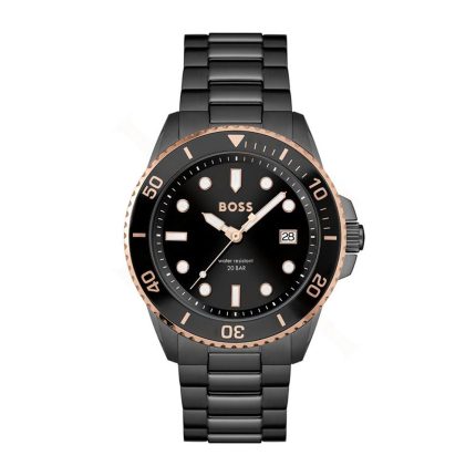 Boss Ace Black Stainless Steel Bracelet 1514013