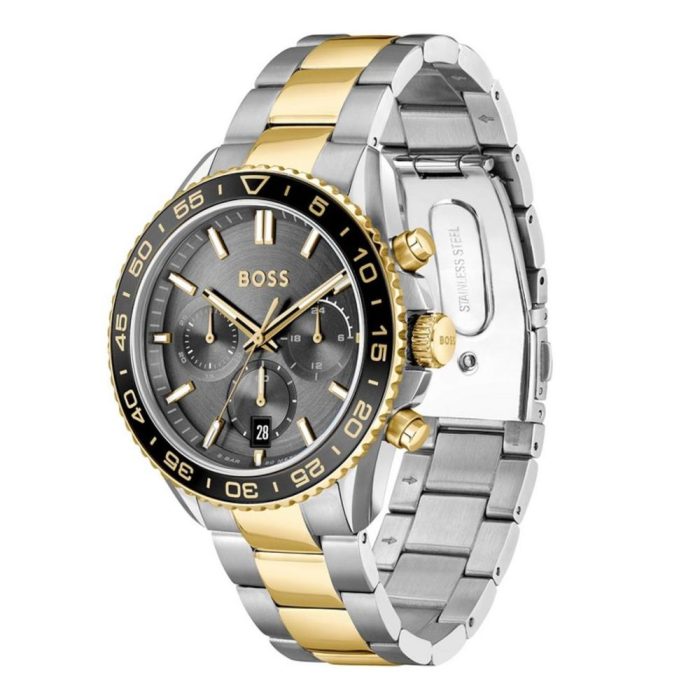 Boss Two Tone Stainless Steel Bracelet Chronograph 1514144