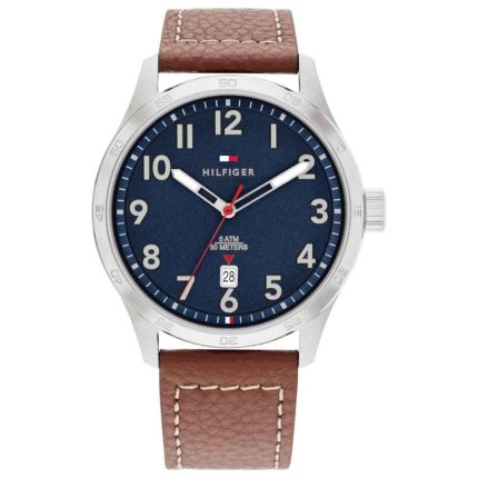 Tommy Hilfiger Forrest Brown Leather Strap 1710559