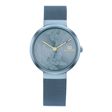 Tommy Hilfiger Libby Blue Stainless Steel Mesh Bracelet 1782470