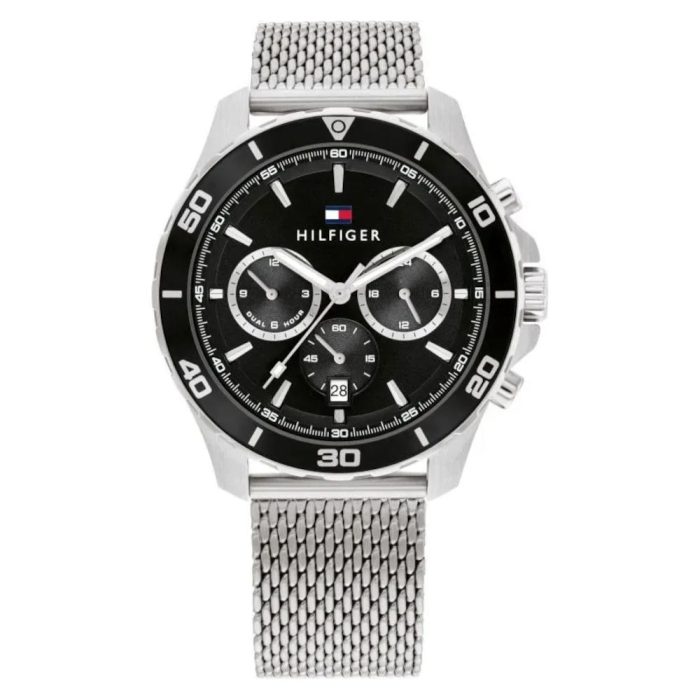 Tommy Hilfiger Jordan Dual Time Chronograph Stainless Steel Bracelet 1792092