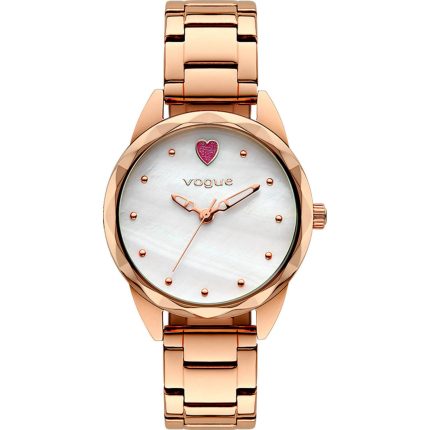 Vogue Cuore Rose Gold Stainless Steel Bracelet 610451