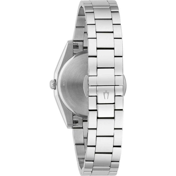 Bulova Surveyor Diamond Stainless Steel Bracelet 96P228