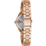 Bulova Sutton Diamonds Rose Gold Stainless Steel Bracelet 97P151