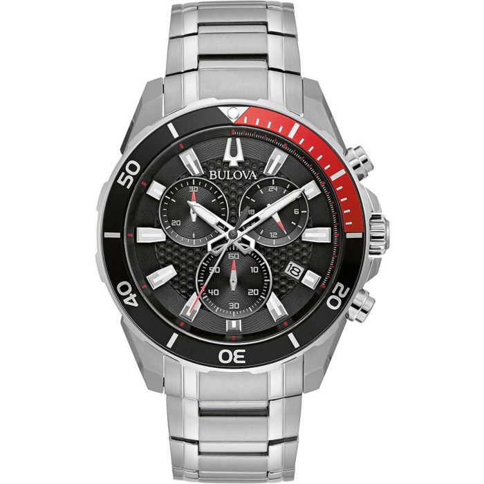 Bulova Sport Chronograph Stainless Steel Bracelet 98B344