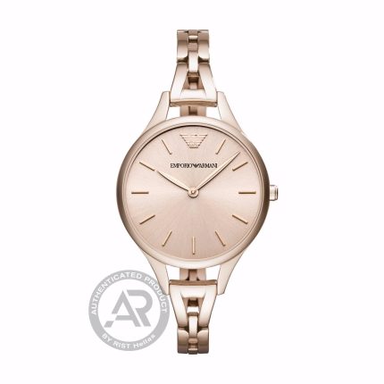 Emporio Armani Aurora Rose Gold Stainless Steel Bracelet AR11055