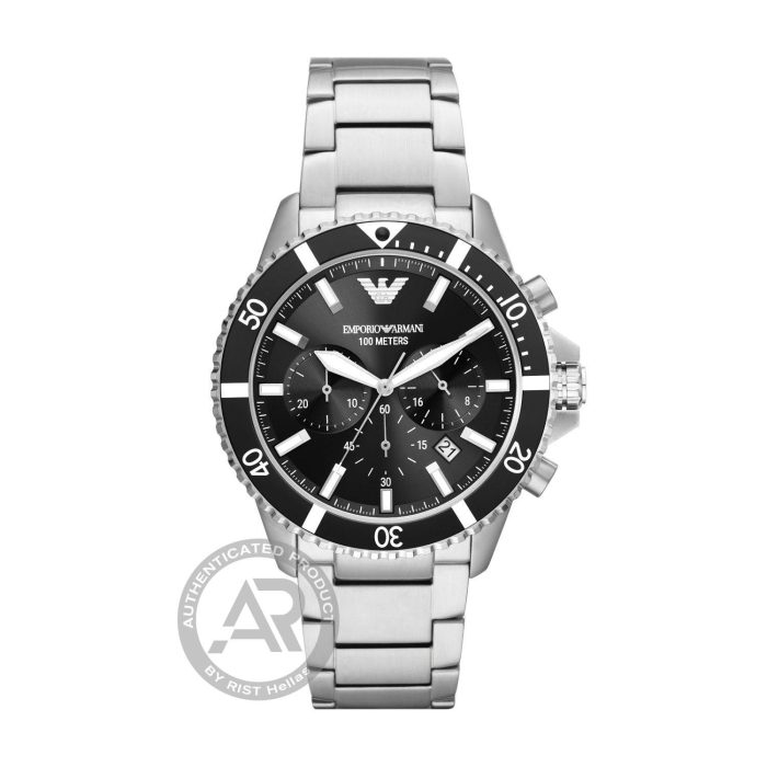 Emporio Armani Diver Stainless Steel Bracelet Chronograph AR11360