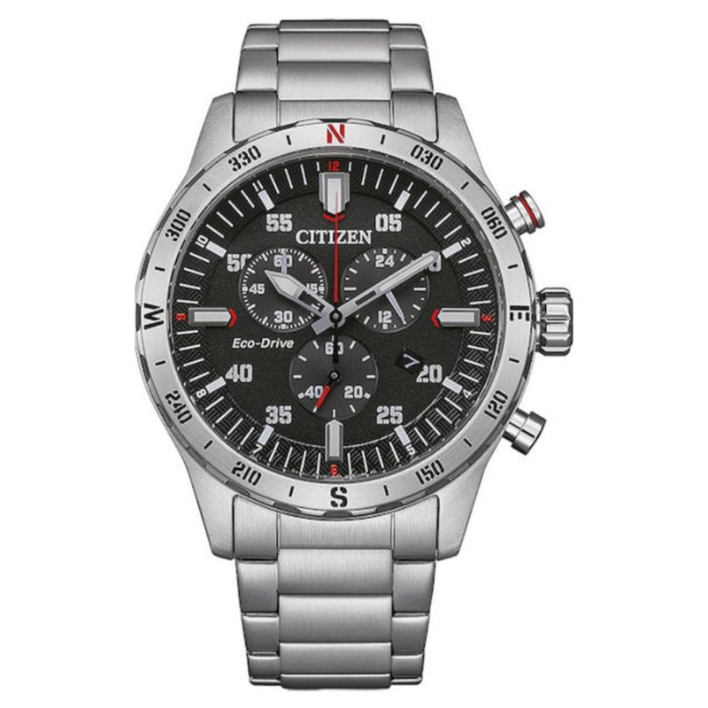 Citizen Eco-Drive Chronograph Stainless Steel Bracelet AT2520-89E