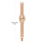 Tikkers Girls Crystals Rose Gold Metal Bracelet ATK1053