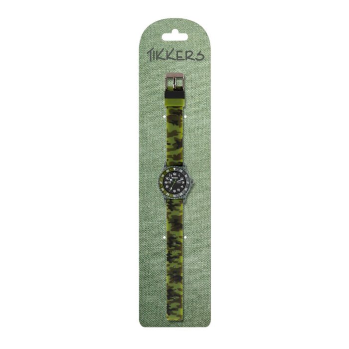 Tikkers Green Camouflage Silicone Strap ATK1085