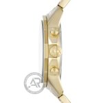 Armani Exchange Banks Gold Stainless Steel Bracelet Chronograph AX1721