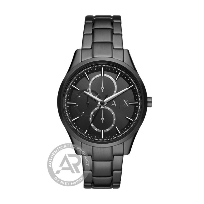 Armani Exchange Dante Multifunction Black Stainless Steel Bracelet AX1867