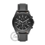 Armani Exchange Drexler Black Leather Strap Chronograph AX2627