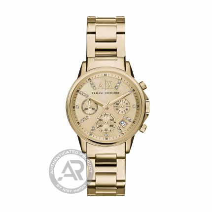 Armani Exchange Lady Banks Gold Stainless Steel Bracelet AX4327