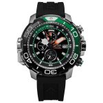 Citizen Promaster Aqualand Diver Eco-Drive Chronograph Black Rubber Strap BJ2168-01E