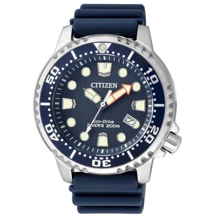 Citizen Eco-Drive Divers Blue Rubber Strap BN0151-17L