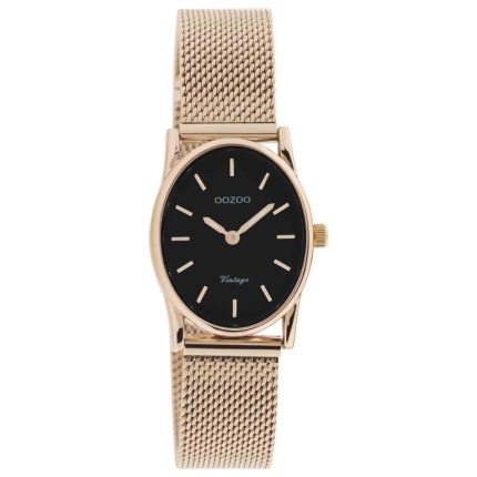 Oozoo Vintage Rose Gold Metal Mesh Bracelet C10968