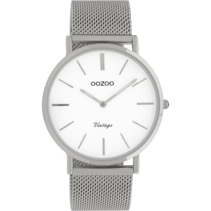 Oozoo Vintage Silver Metal Mesh Bracelet C9901