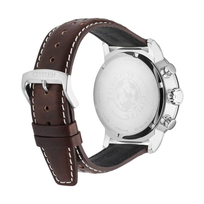 Citizen Eco-Drive Chronograph Brown Leather Strap CA0641-24E