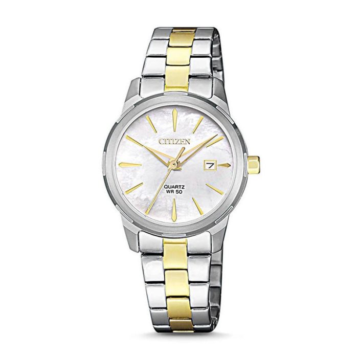 Citizen Ladies Two Tone Stainless Steel Bracelet EU6074-51D