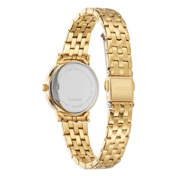 Citizen Ladies Gold Stainless Steel Bracelet EU6092-59E