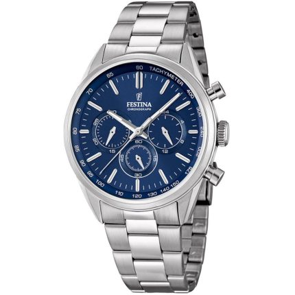 Festina Silver Stainless Steel Bracelet Chronograph F16820/2