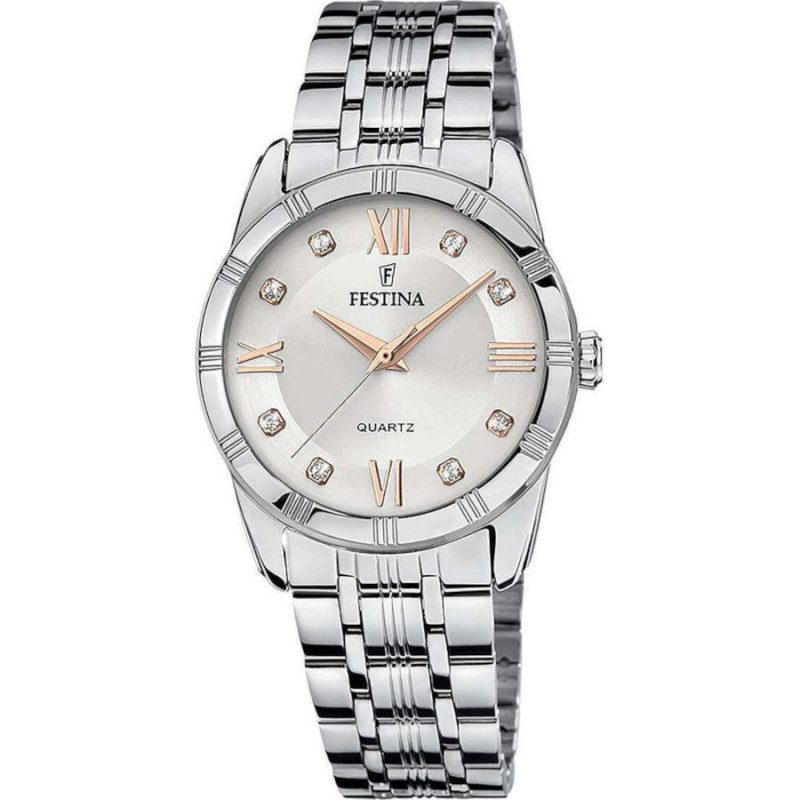 Festina Crystals Stainless Steel Bracelet F16940/B