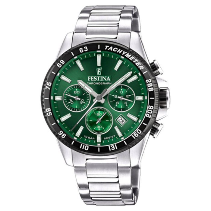 Festina Silver Stainless Steel Bracelet Chronograph F20560/4