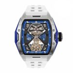 Gresham GL Glacier Special Edition Automatic White Rubber Strap G1-0001-WHT