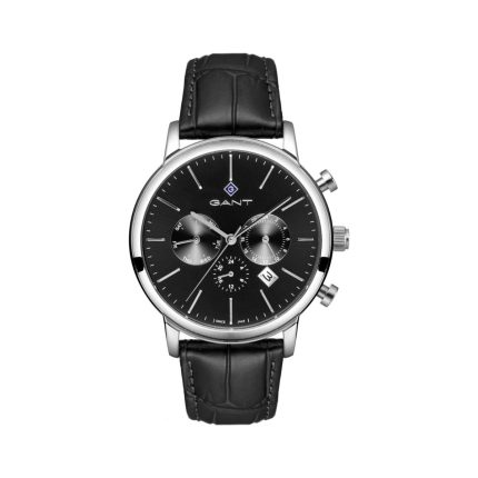 Gant Cleveland Black Leather Strap Chronograph G132006