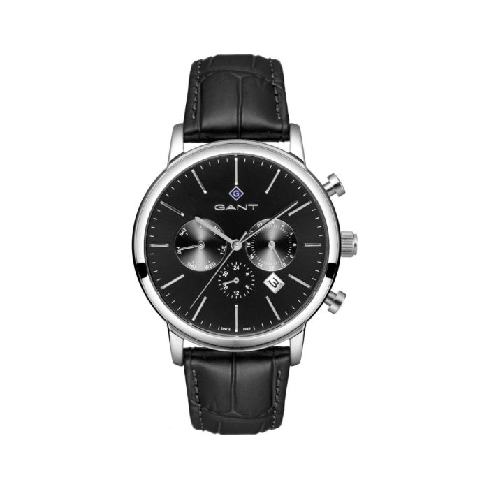 Gant Cleveland Black Leather Strap Chronograph G132006