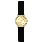 Guess Melody Crystals Black Rubber Strap GW0469L3