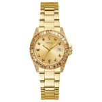 Guess Opalina Crystals Gold Stainless Steel Bracelet GW0475L1