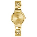 Guess G Cluster Crystals Gold Stainless Steel Bracelet GW0545L2