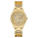 Guess Lady Idol Crystals Gold Stainless Steel Bracelet GW0605L2