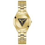 Guess Tri Plaque Gold Stainless Steel Bracelet GW0675L2