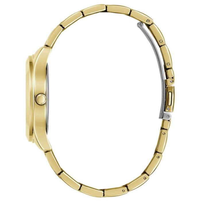 Guess Tri Plaque Gold Stainless Steel Bracelet GW0675L2