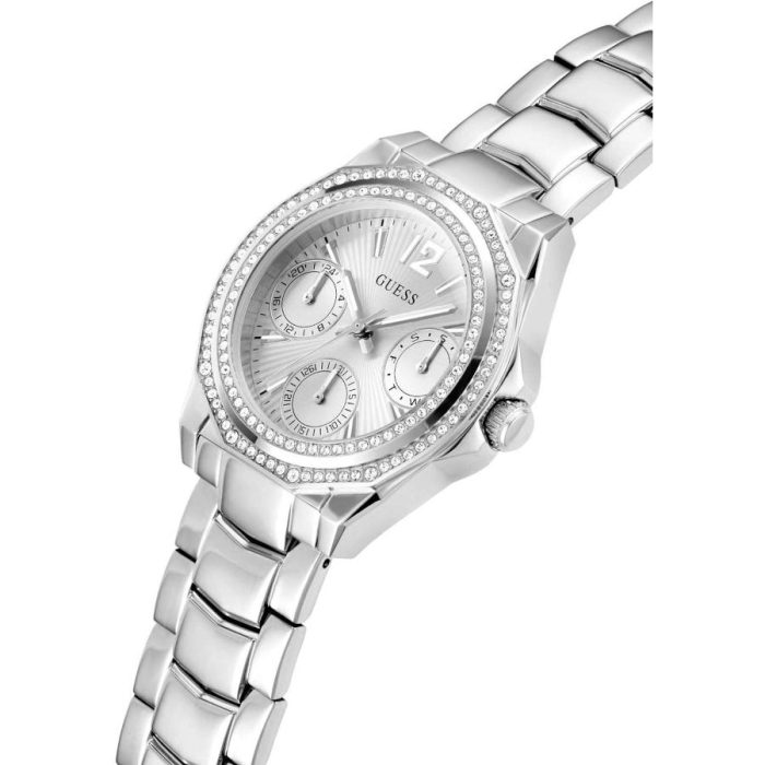 Guess Ritzy Crystals Stainless Steel Bracelet GW0685L1