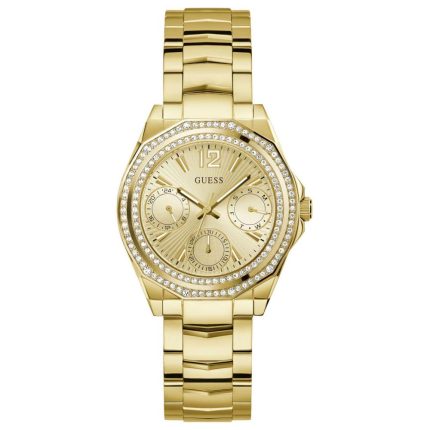 Guess Ritzy Crystals Gold Stainless Steel Bracelet GW0685L2