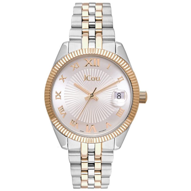 Jcou Queen's Mini Two Tone Stainless Steel Bracelet JU17031-2
