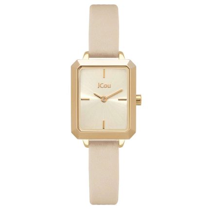 JCOU Caprice Beige Leather Strap JU19063-9