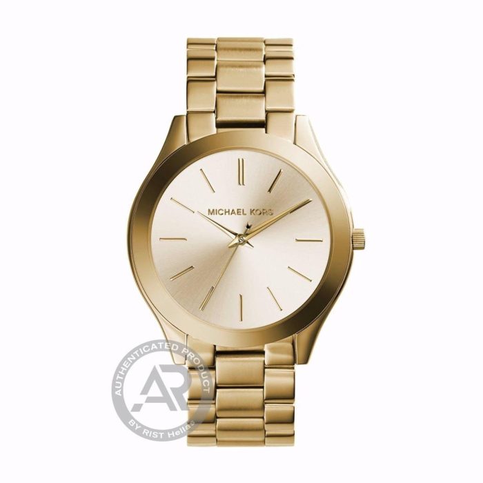 Michael Kors Slim Runway Rose Gold Stainless Steel Bracelet MK3179