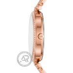 Michael Kors Maci Crystals Rose Gold Stainless Steel Bracelet MK3904