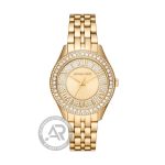 Michael Kors Harlowe Crystals Gold Stainless Steel Bracelet MK4709