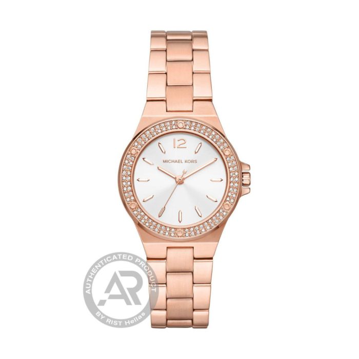 Michael Kors Lennox Crystals Rose Gold Stainless Steel Bracelet MK7279